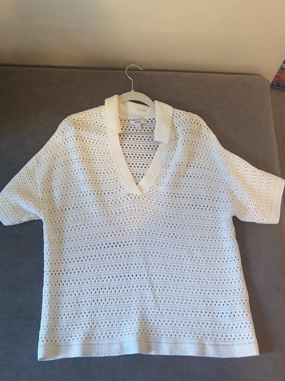 Crochet Polo Top